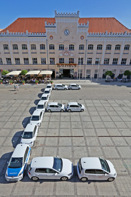 E-Fahrzeuge auf dem Hauptmarkt