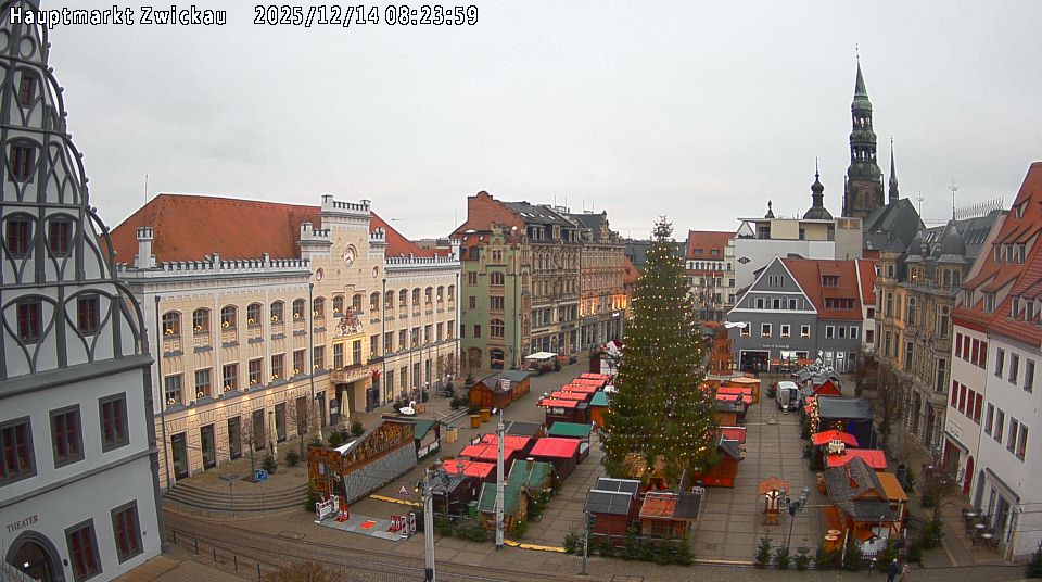 Zwickauer Hauptmarkt Webcam