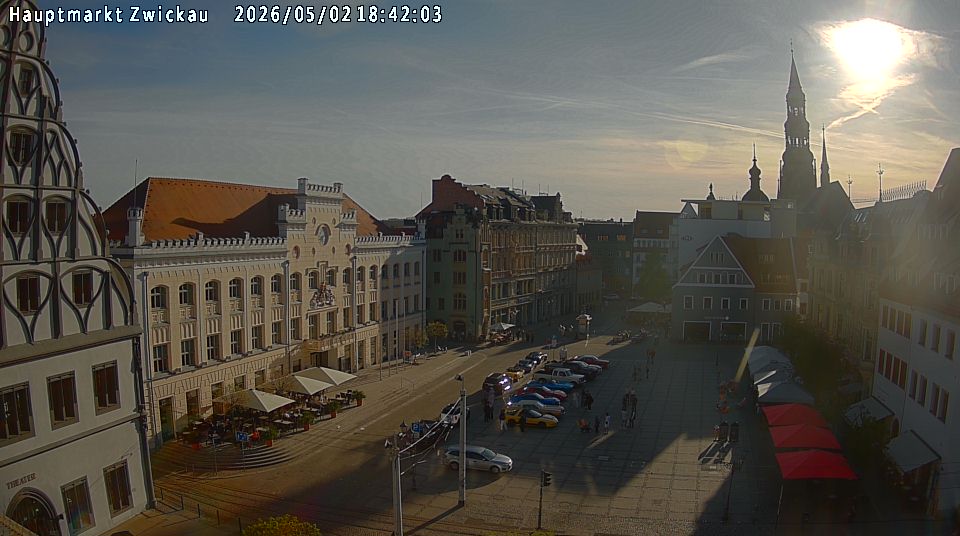 Zwickauer Hauptmarkt Webcam