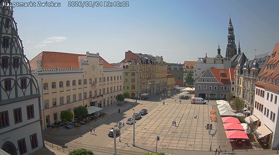 Zwickauer Hauptmarkt Webcam