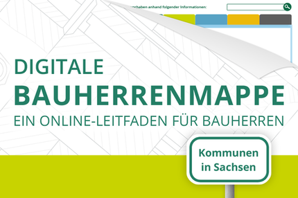 Logo: Digitale Bauherrenmappe - Ein Online-Leitfaden für Kommunen in Sachsen