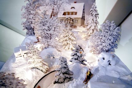 Blick in die Weihnachtsausstellung