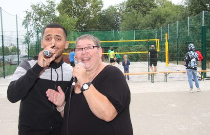 Dyaa Kassouma und Rebecca Klukas