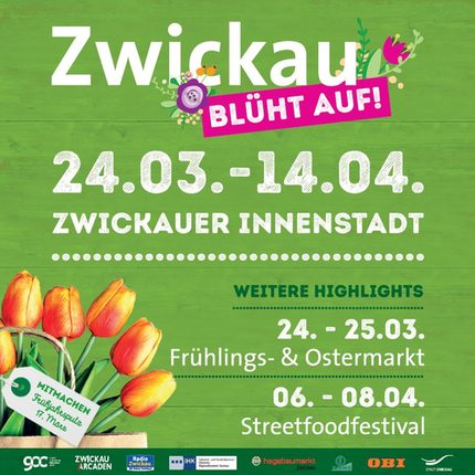 Logo Zwickau blüht auf