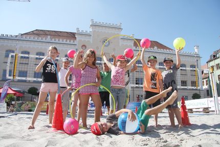 I-Kita Regenbogenland startet mit Sportspielen