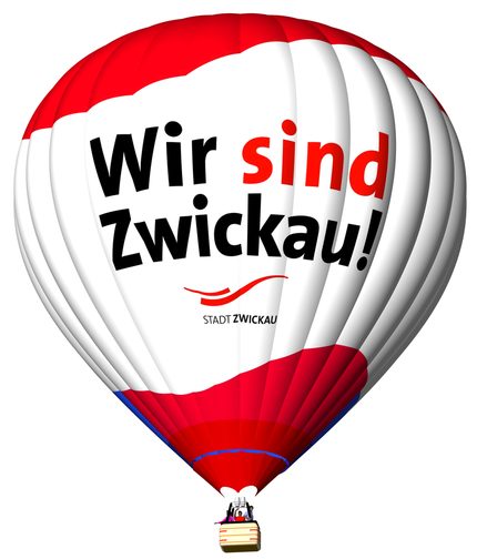 Zwickau Ballon - Stadtseite