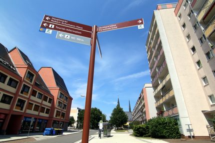 neues Leitsystem Katharinenstraße