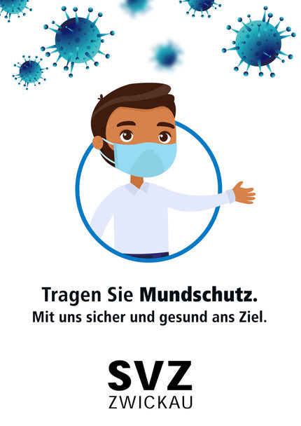 Mundnasenschutz - Plakat SVZ