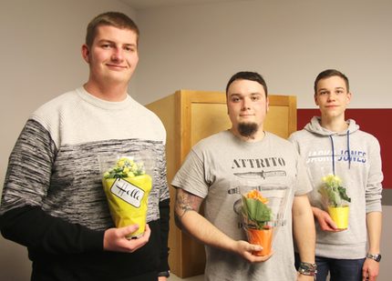 v. l.: Sven Richter (Vorsitzender), Vincent Lanz, Richard Klostermann