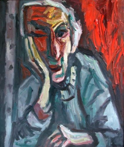 Heinz Tetzner, Selbstbildnis, 1998