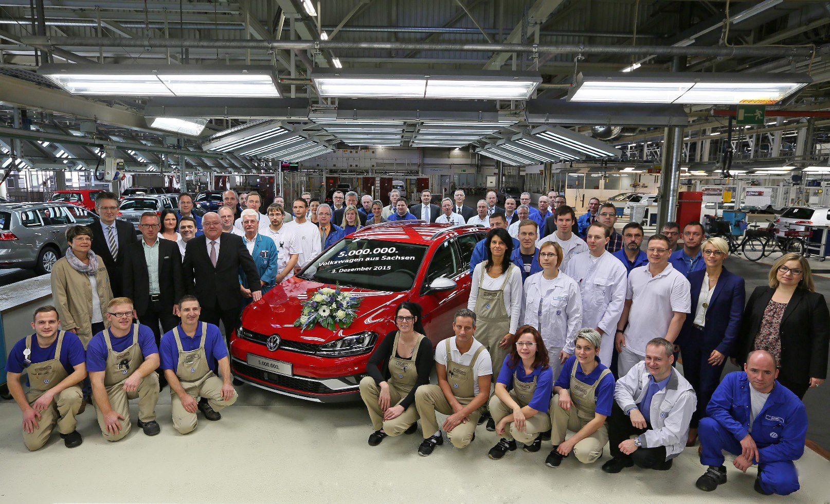 Jubiläum bei VW in Zwickau Stadt Zwickau