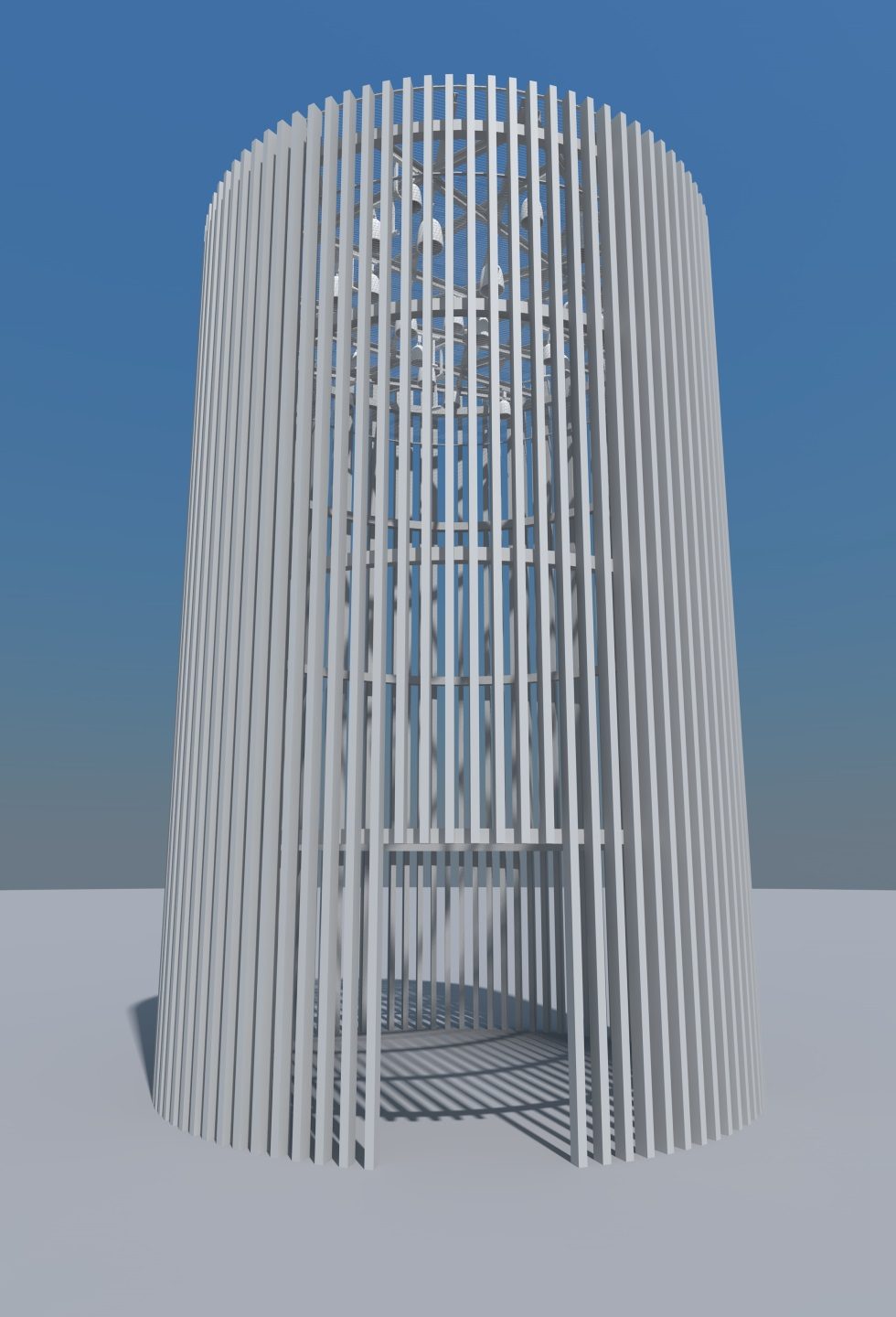 Vorbereitende Arbeiten für den Einbau Glockenspiel am Schumannplatz