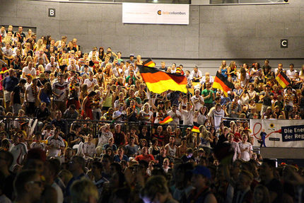 Public Viewing in der Stadthalle Zwickau