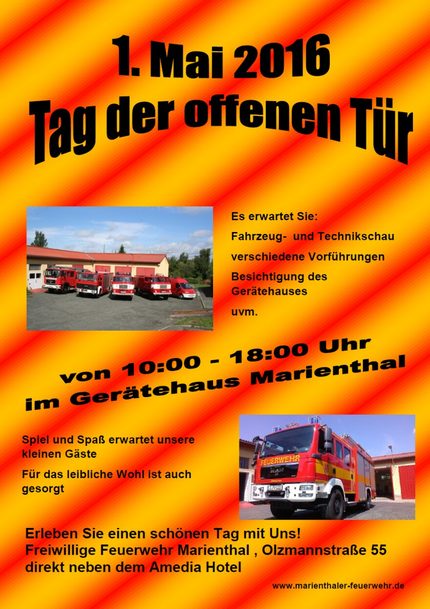 Plakat Tag der offenen Tür 2016