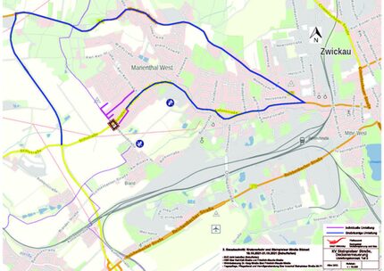 Umleitung Bauabschnitt 2