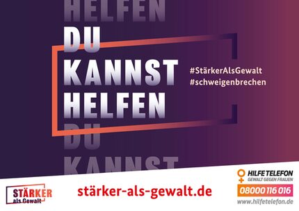 Nein zu Gewalt an Frauen