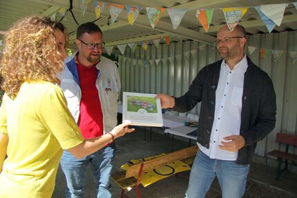 Leiterin bedankt sich