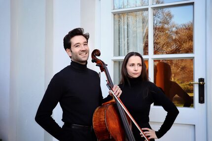 Der spanische Cellist Roger Morelló-Ros und Anna Khomichko