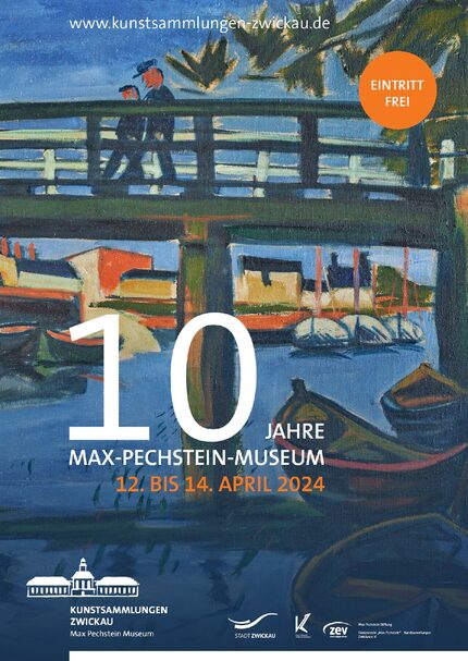 Plakat 10 Jahre Max-Pechstein-Museum