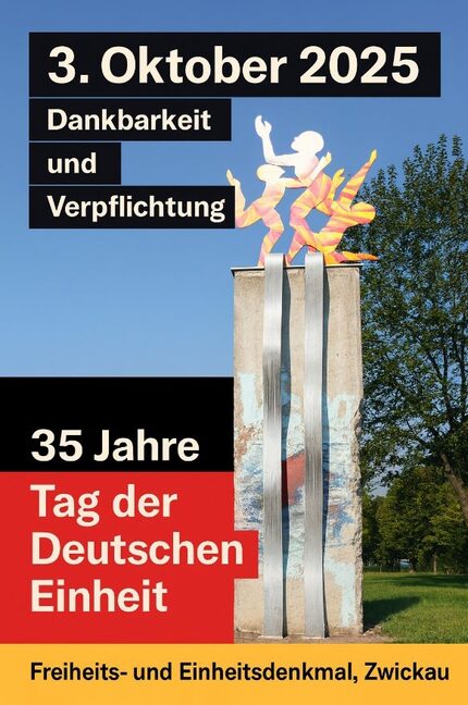Tag der Detschen Einheit - Plakat