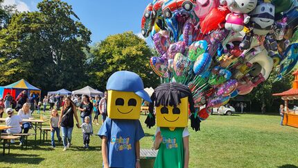 Zwikki und Faxx bei den Luftballons
