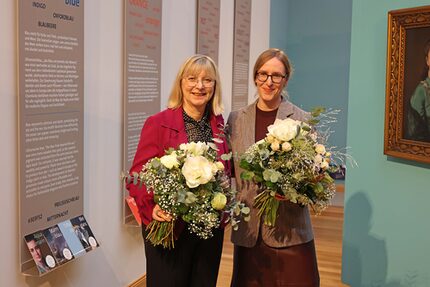 Dr. Petra Lewey und Fanny Stoye