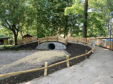 Zuwegung zum neuen Kletterhügel