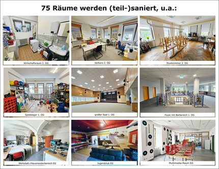 Aktueller Zustand einiger Räume