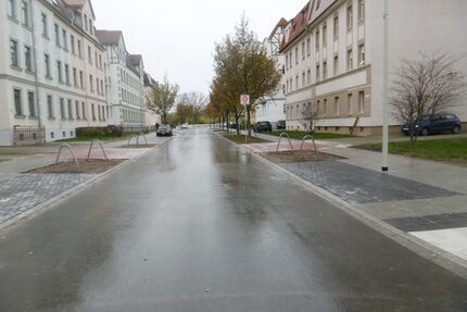 Feodorstraße nach erfolgter Baumaßnahme