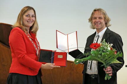 Dr. Thomas Synofzik bei der Verleihung des Robert-Schumann-Preises 2021