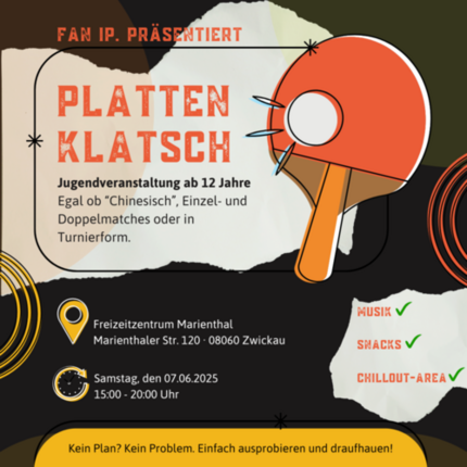 Anzeige für den Plattenklatsch