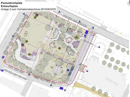 Pauluskirchplatz Entwurf