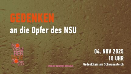 Gedenken an die Opfer des NSU