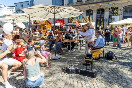 Historisches Markttreiben