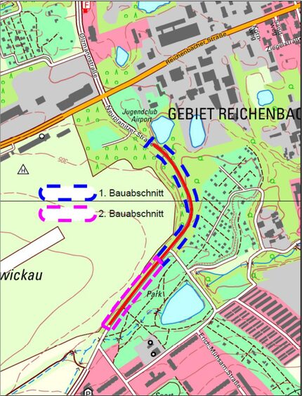 Neuplanitzer Straße - Bauabschnitte