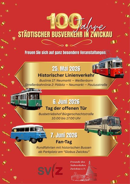 Plakat 100 Jahre Busverkehr