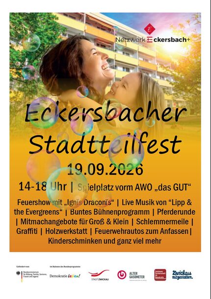 Plakat zum Stadtteilfest