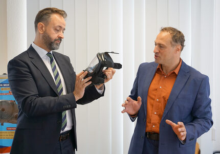 Minister Gemkow und Prof. Herold