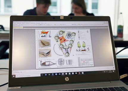 der städtische Entwurfsplan