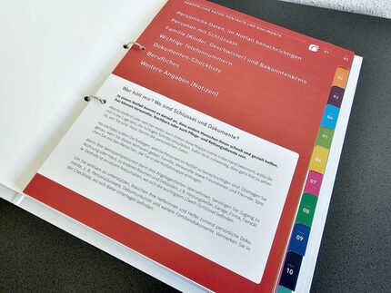 Die neue Notfallmappe des Landkreises Zwickau