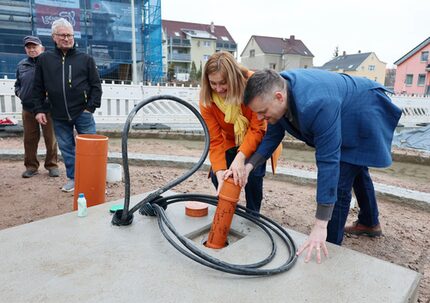 Einsetzen der Zeitkapsel