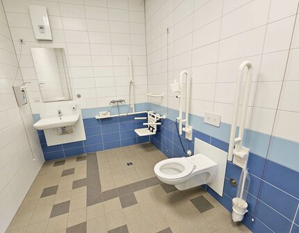 Der neue Sanitärbereich