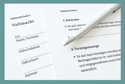 Dokument Vorsorgevollmacht
