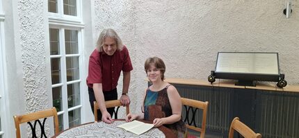 Amerikanerin im Robert-Schumann-Haus