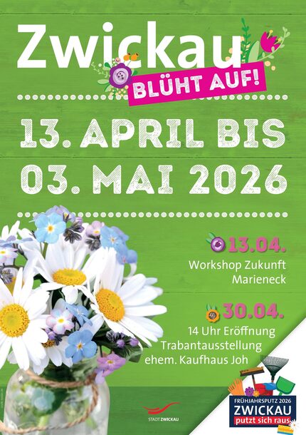 PLakat Zwickau blüht auf!
