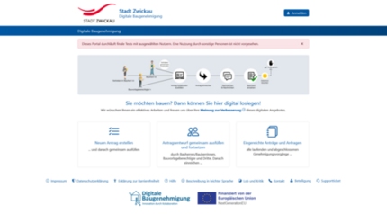 Portal digitaler Bauantrag