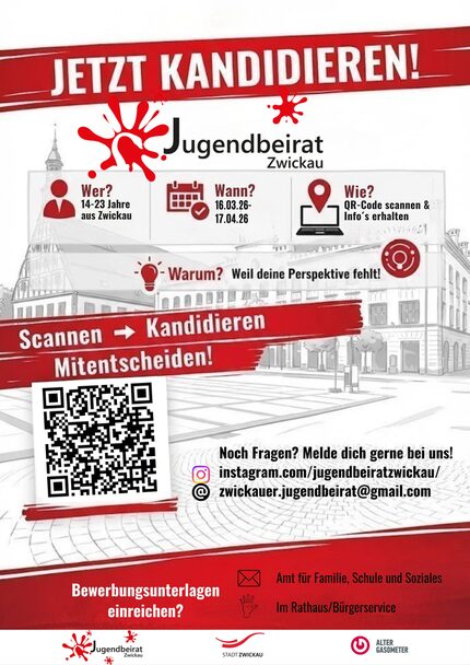 Jugendbeirat Kandidatensuche Plakat