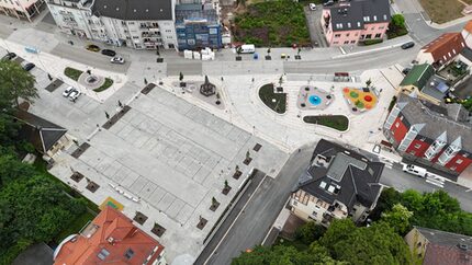 Planitzer Markt - Luftbild