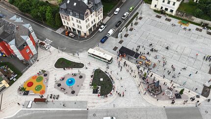 PLanitzer Markt - Luftbild