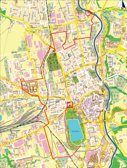 Strecke - Übersichtsplan